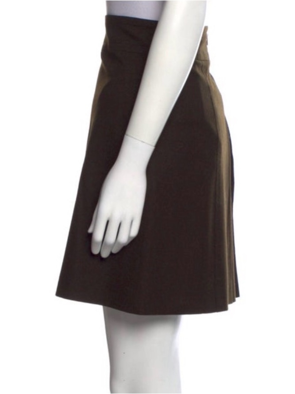 GUCCI A-Line Pleated Mini Skirt - Picture 2 of 9